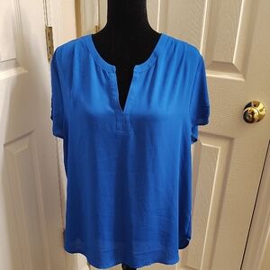 Pleione Vibrant Blue Women's Blouse